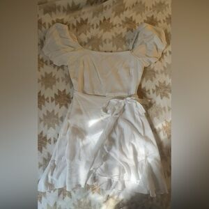 short white dress